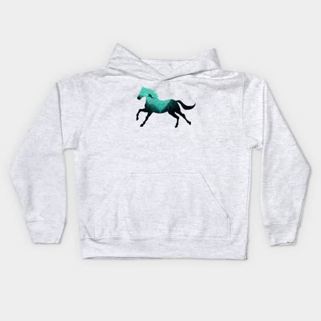 See Horse Kids Hoodie by Made With Awesome